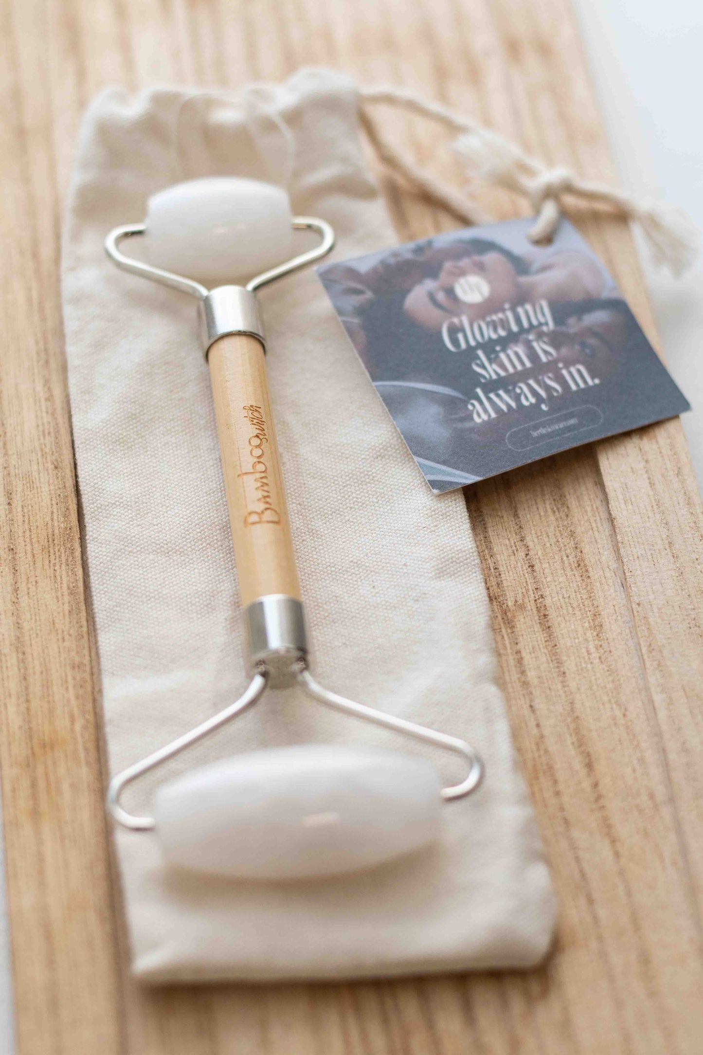 Bamboo Facial Massage Roller