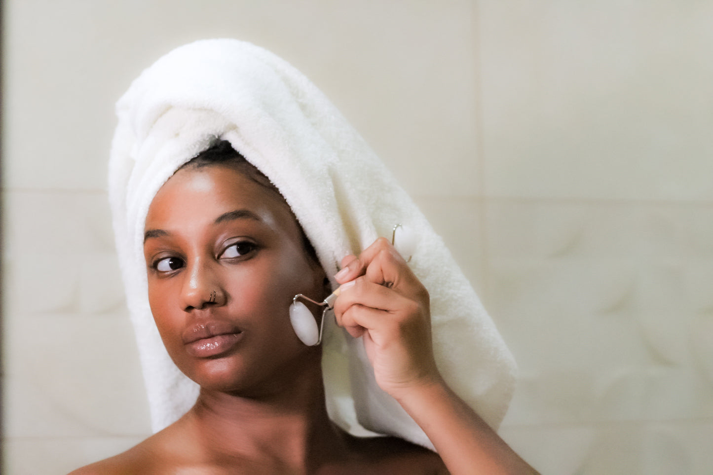 Bamboo Facial Massage Roller