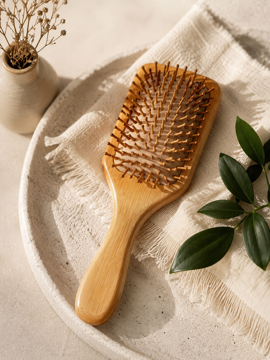 Bamboo Paddle Hairbrush