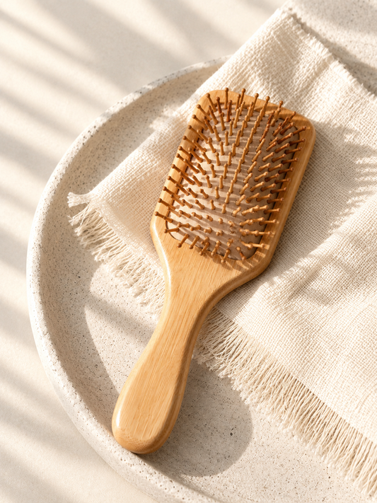 Bamboo Paddle Hairbrush